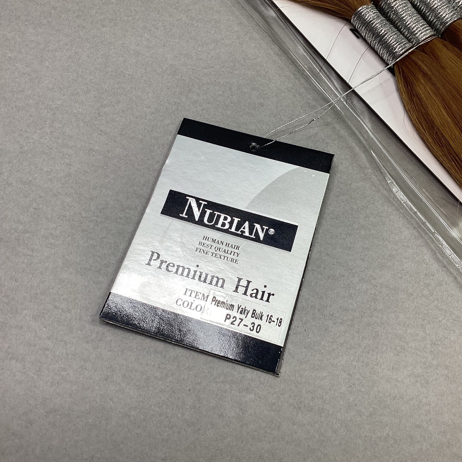 NUBIAN Premium Human Hair Yaky Bulk 16-18 P27-30 Hair Extensions