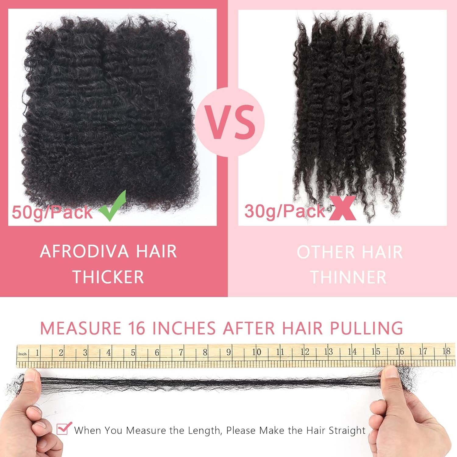 Afrodiva Afro Kinkys Bulk Human Hair For Dreadlocks Kinky Curly For Loc