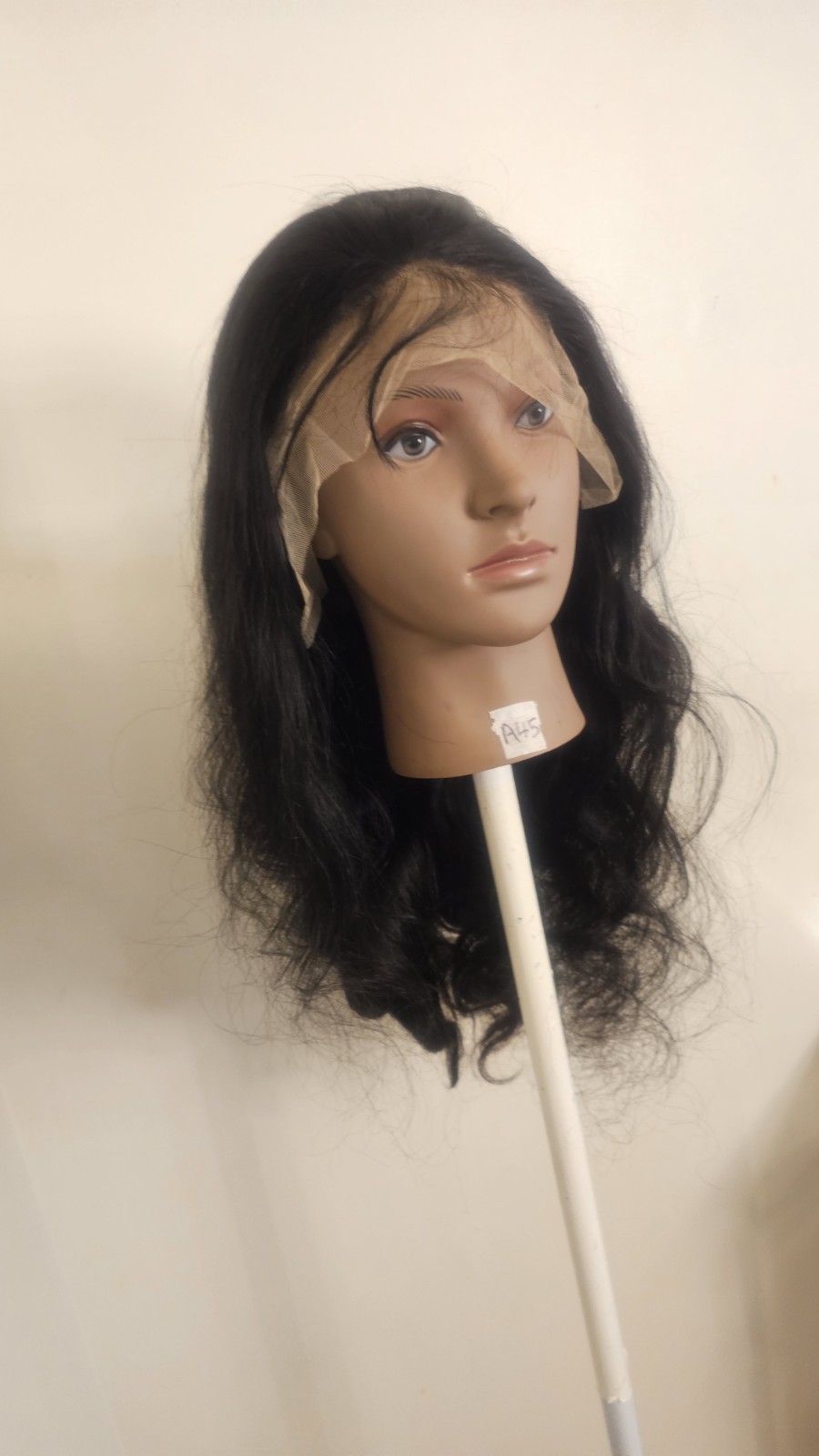 High Quality natural 24 ” straight 100% Virgin Human Hair Lace closure Wig.