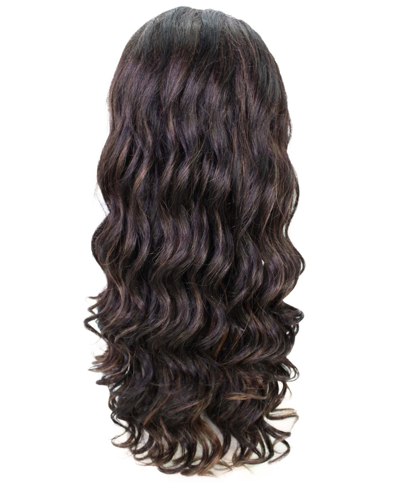 LUXLUXE Mandisa Wavy Layer Lace Front Human Hair Wig,13×6 hd Lace,BLH-0001