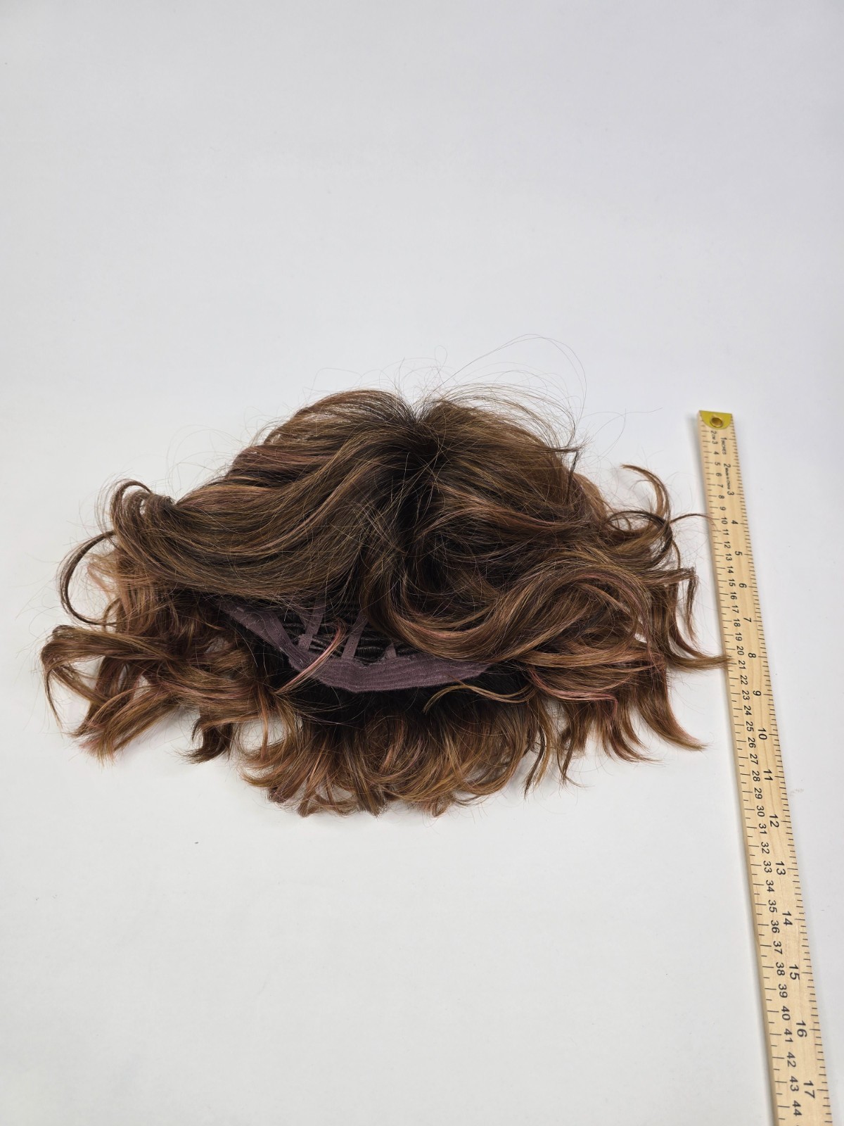 Elle Wille Stella Mono Part High Heat Hair Wig Short-Layered Cut Roasewood Brown