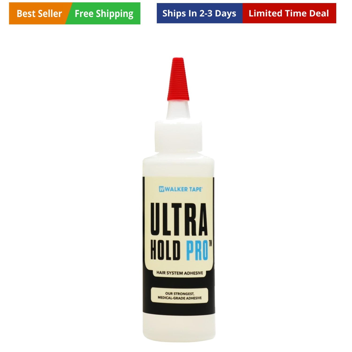 Ultra Hold Pro – Medical-Grade Silicone Adhesive for Hair Systems, Wigs & Tou…