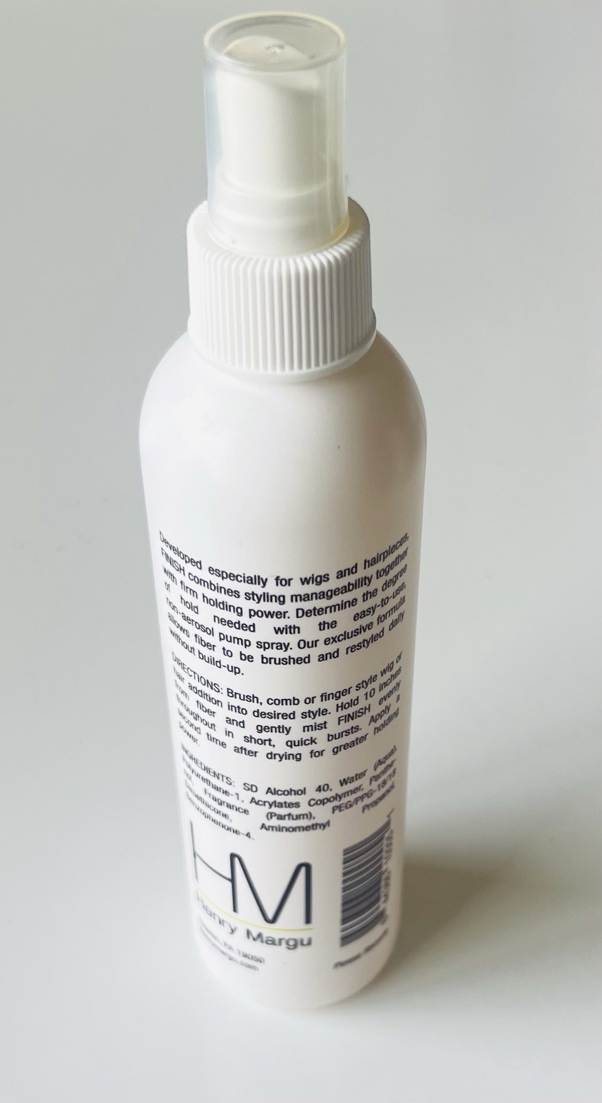 Henry Margu Wig Care Products (Cleanse Shampoo/Finish Holding Spray) 8 oz