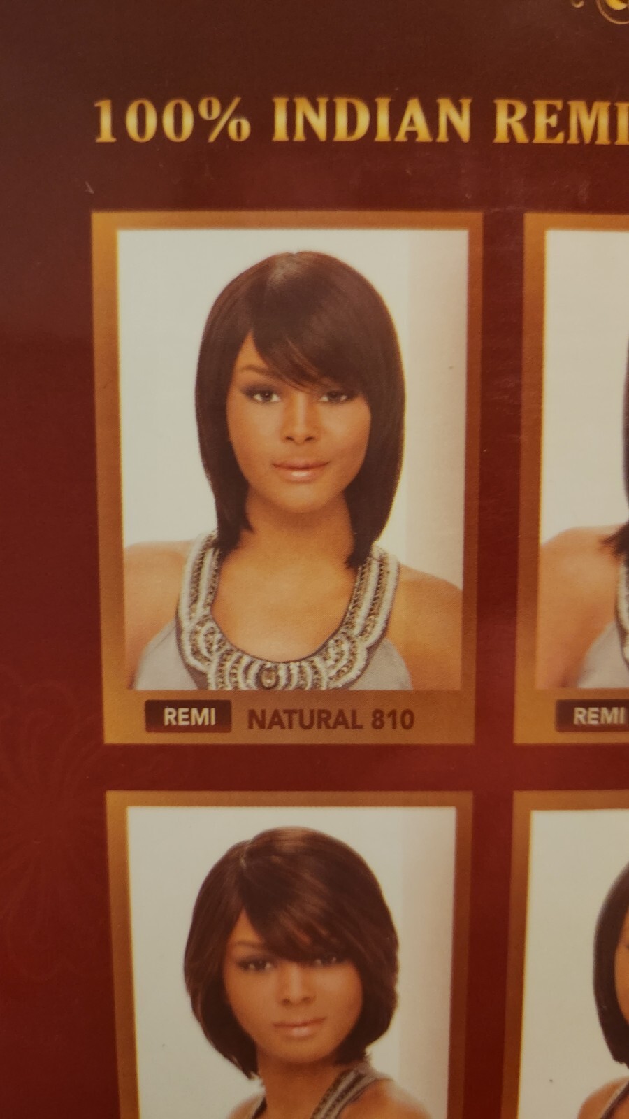 Indian Super Natural wig 100% Indian Remi Human Hair New Open Box Color 1B