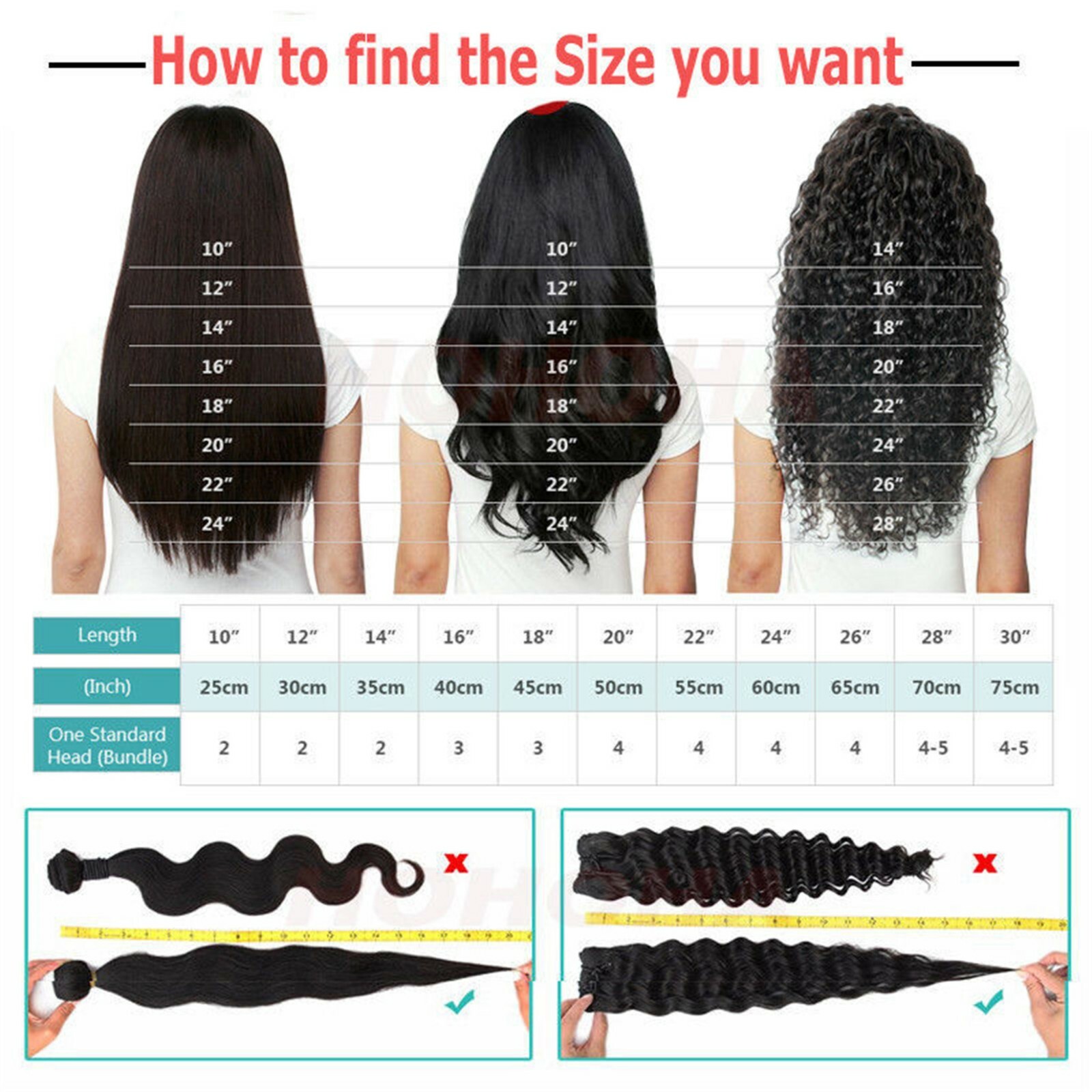 90g~250g Thick Double Weft Clip In Real Remy Human Hair Extensions 8PCS 10PCS US