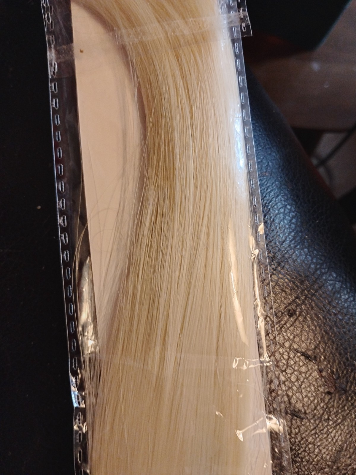 Real Remy 100% Human Hair Extensions Tape-In #613 Bleach Blonde 10 Pcs New