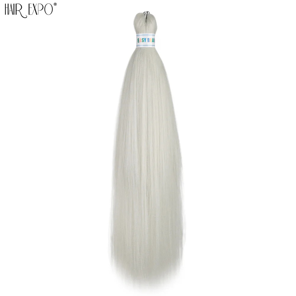 26Inch Easy Braids Synthetic Hair Colorful Pre Stretched Extensions Jumbo Ombre