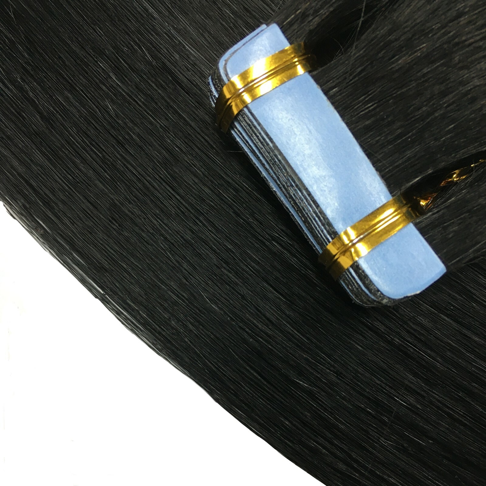 Tape In Human Hair Natural Color 20pcs KinKy Straight Body Wave Deep wave ST