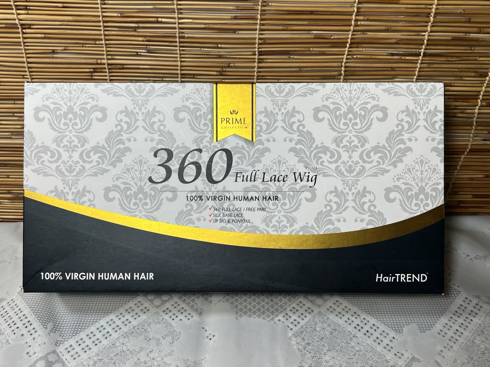 Ebin New York 18″ Brazilian Silky 360 Full Lace Wig 100% Virgin Human Black Natu