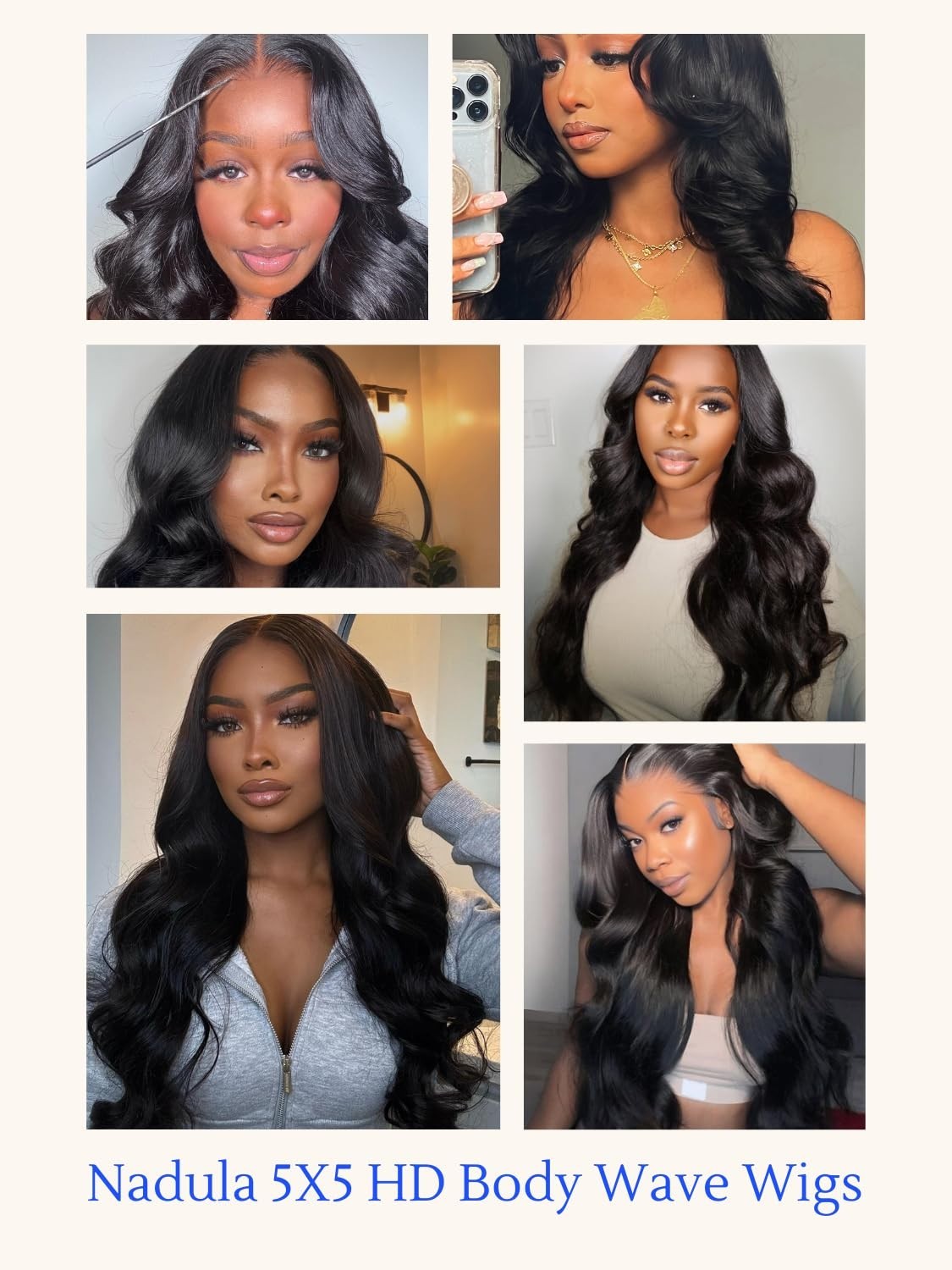 Glueless 5×5 Body Wave Drawstring Wig – 180% Density, Pre-Plucked, 24 Inch, Huma