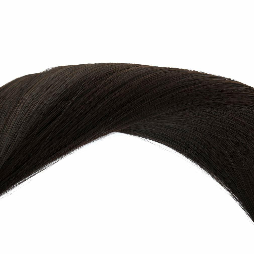 Seikea 22″ Clip-In Ponytail Wrap Around Straight Hair Black Brown