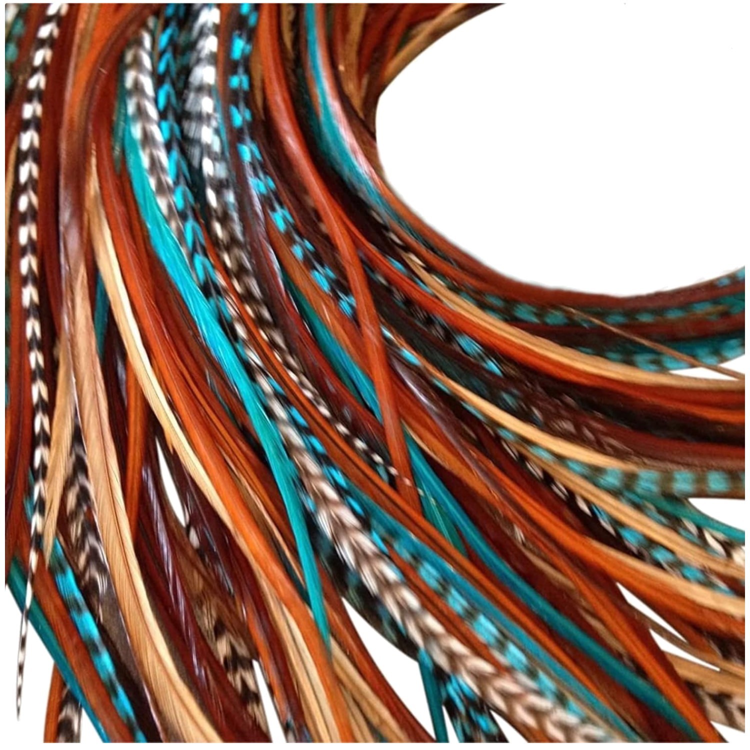 Microlink Beads Hair Feathers Kit – DIY Tool Included