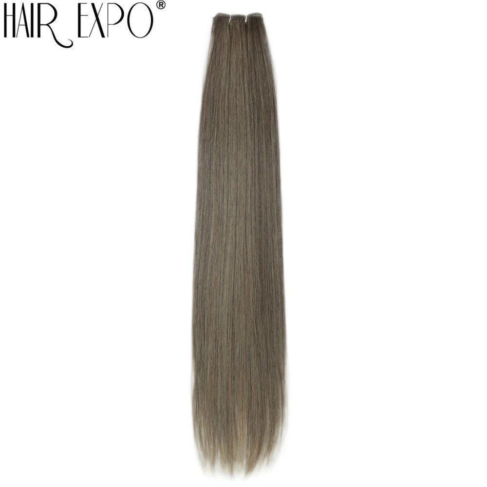 26Inch 100g Piano Blonde Ombre Brown Bone Straight Synthetic Hair Bundles Sew