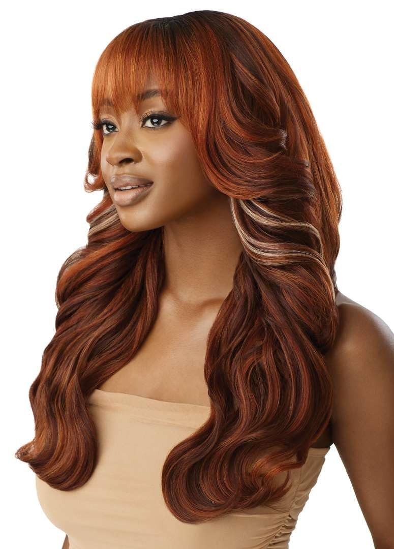 Outre Braids Outre Lace Front Wig – Melted Hairline – Mandisa Dark Violet