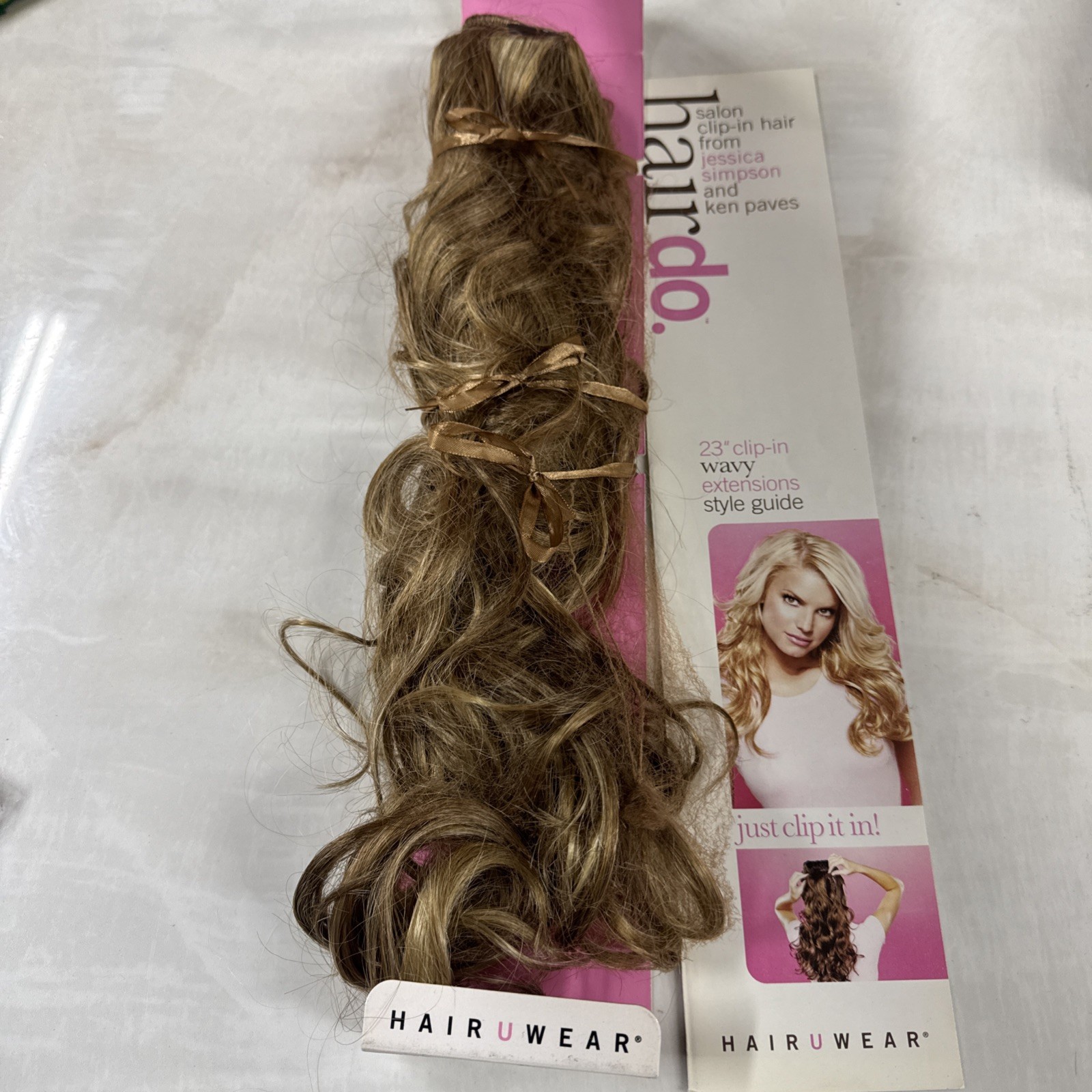 Hair Do Jessica Simpson 23” Clip-in Wavy – R14/25 Honey Ginger