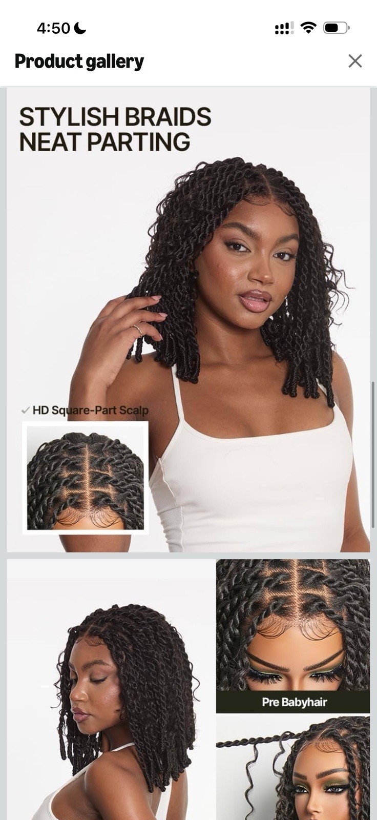 Frodio Braided Hair Wig