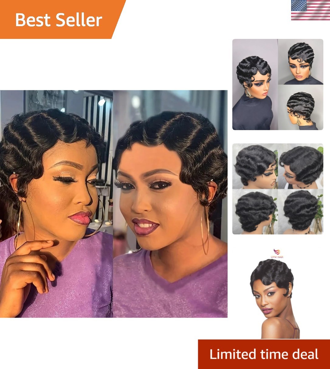 Soft & Smooth Pixie Cut Wig in Brazilian Human Hair | Perfect for Every Occasion