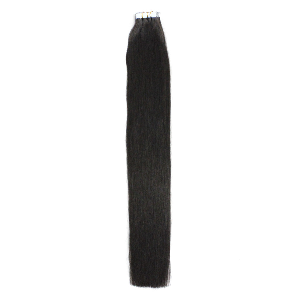 Invisible Tape in Real Human Hair Extensions SkinWeft Adhesive Tape-on Remy Hair