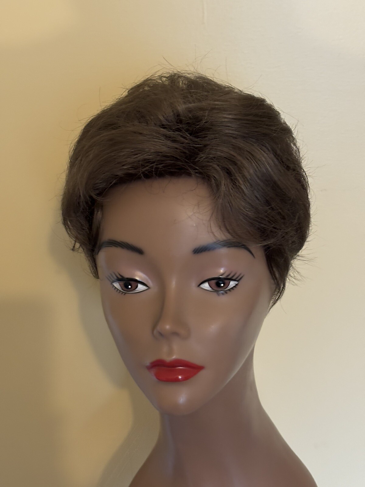 New TWC “Sure Thing” Topper Hairpiece #10 Medium Ash Brown 4 Pressure Clips NWT