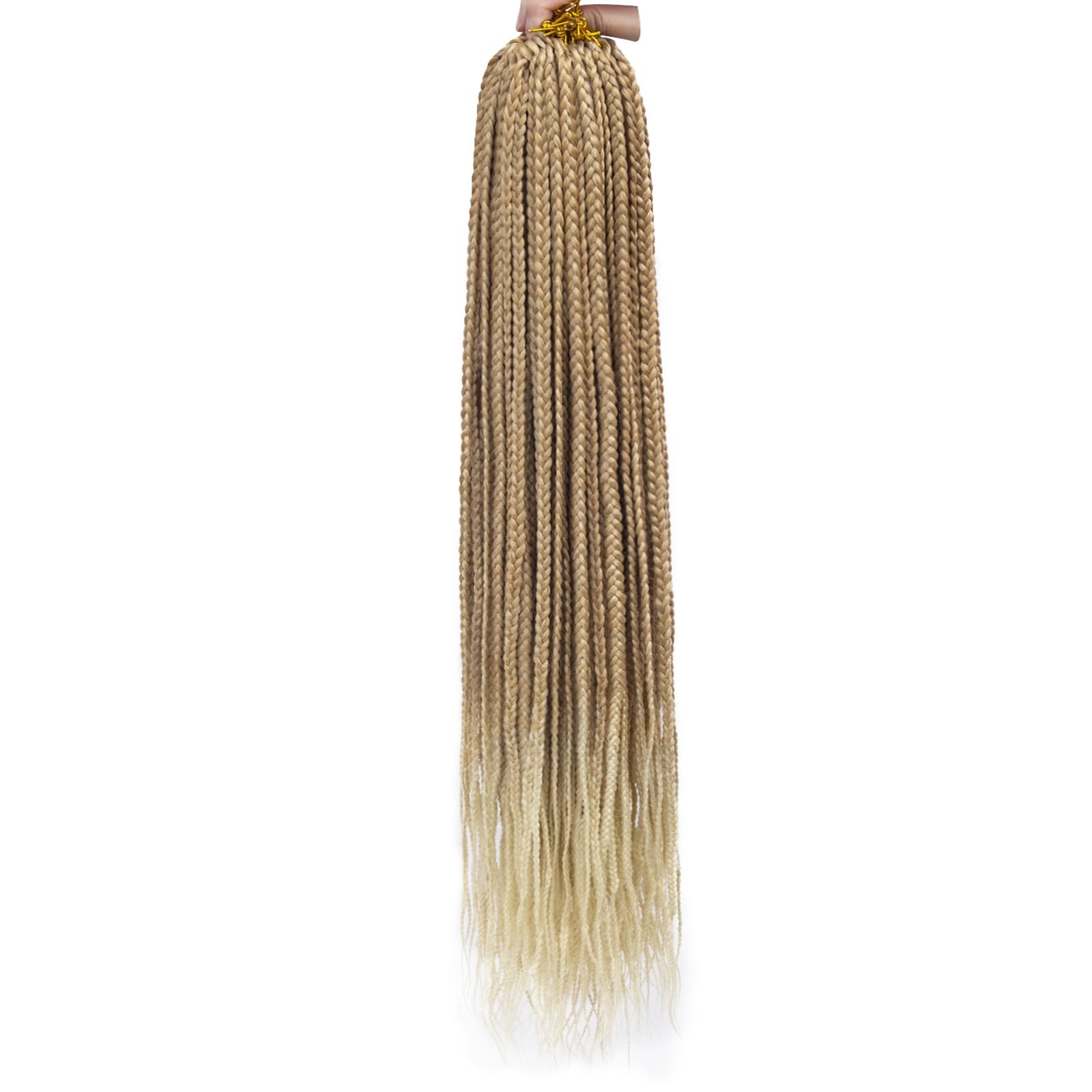 Crochet Box Braids 6Packs 22Inch Pre-looped Synthetic Crochet Braids for Blac…