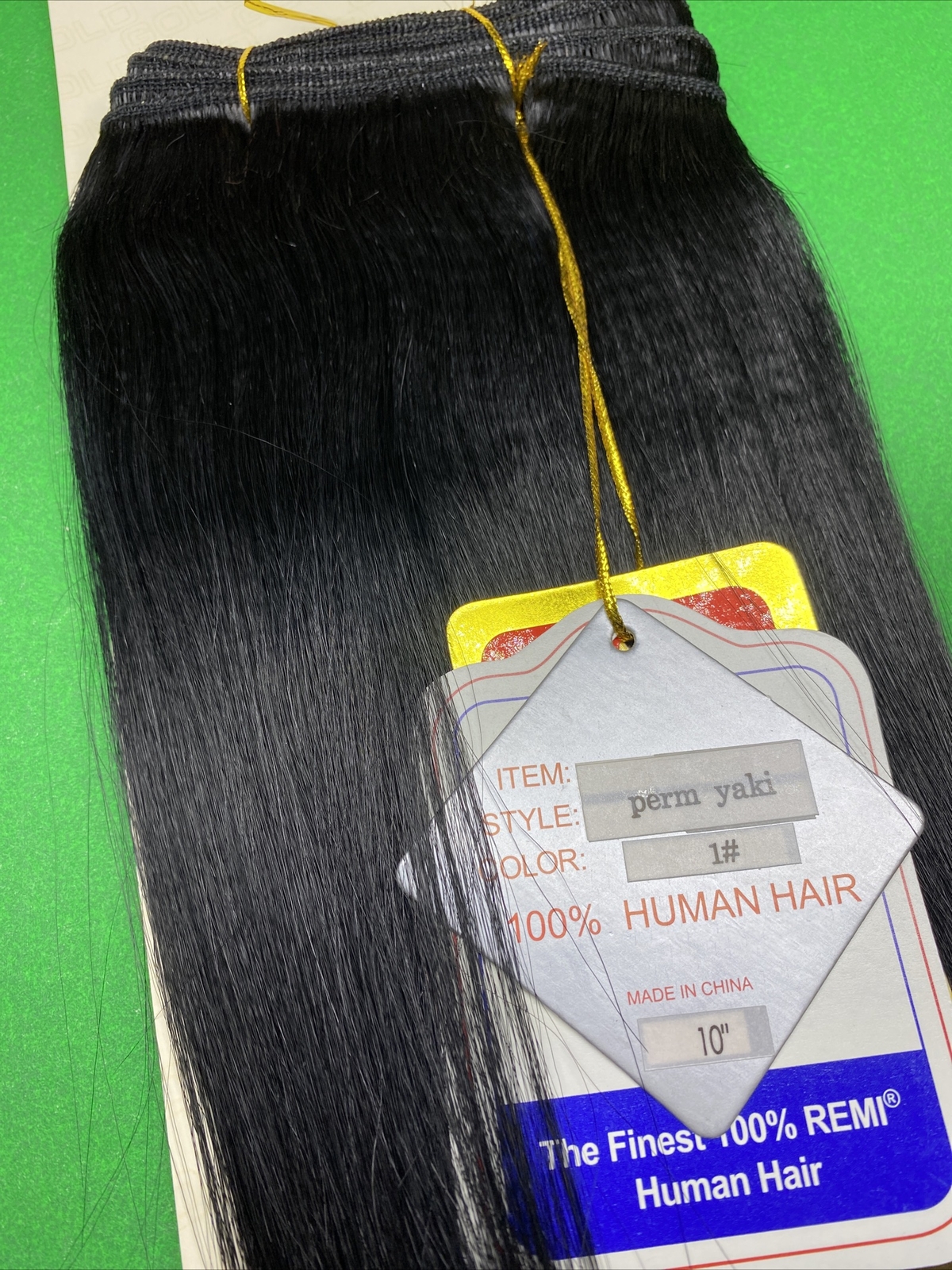 Unique_Wiiv_100% Human Hair SILKY WEAVE_10″_#1_by BOHYME
