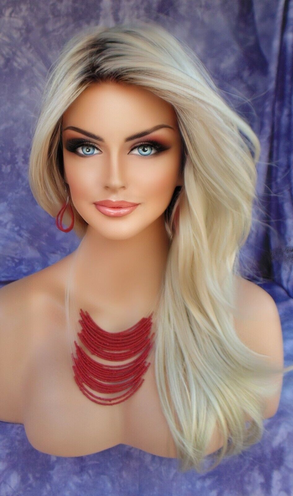 “ANGELICA” COLOR CHAMPAGNE R NORIKO WIG HYBRANT/GRADIENT NIB CUTE SEXY 505