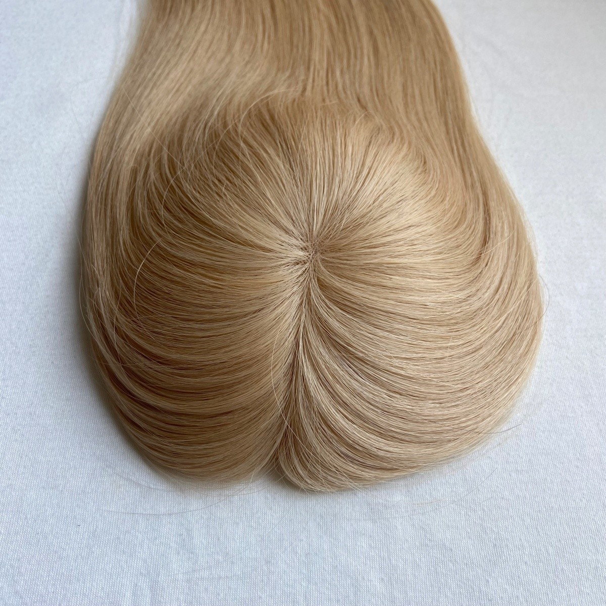 QUALITY HUMAN HAIR TOPPER MONO BASE 3X5 CAP 14″ EUROPEAN CUTICLE REMY HAIR