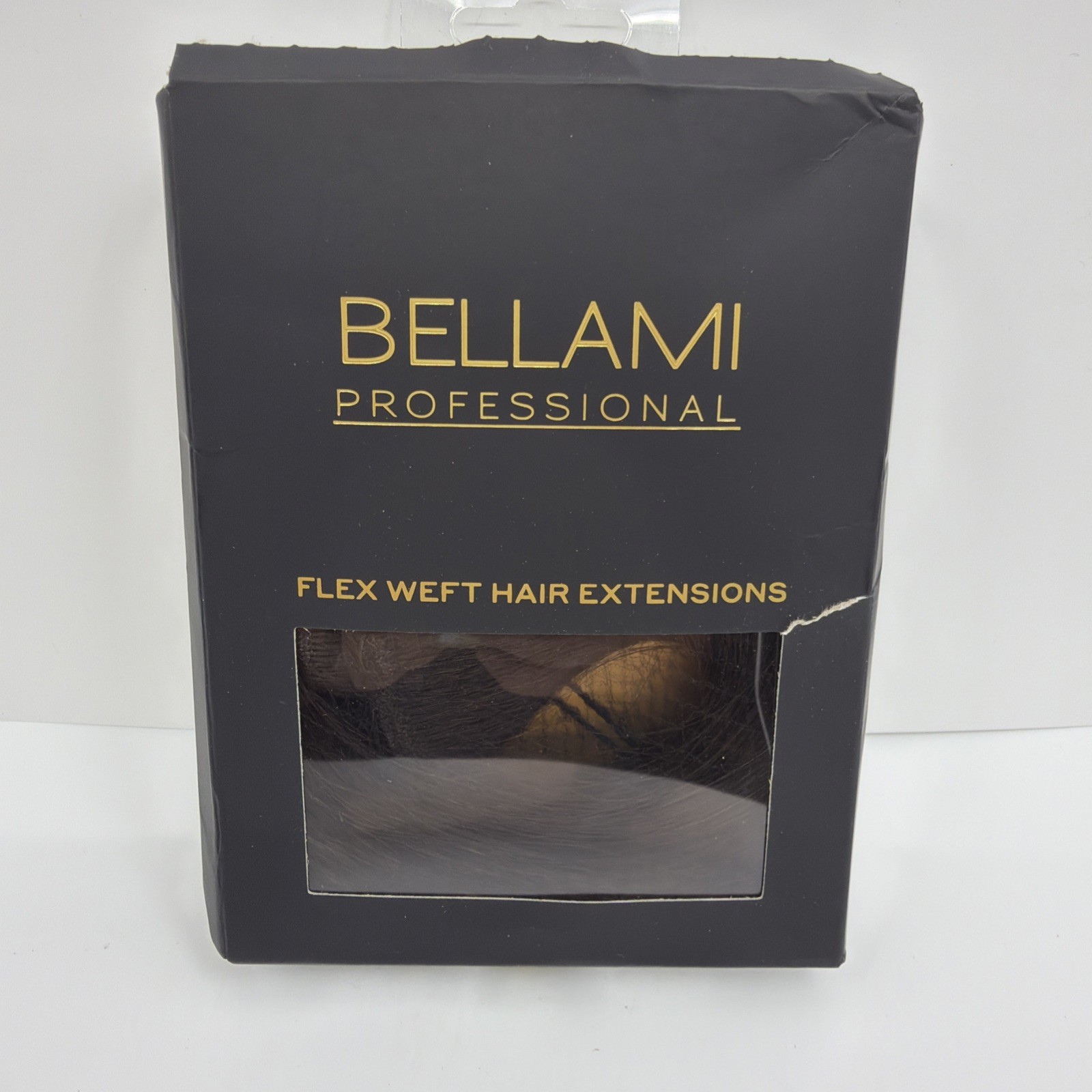 Bellami Professional Straight Flex Weft 16” Dark Brown #2 New Open Box 120g