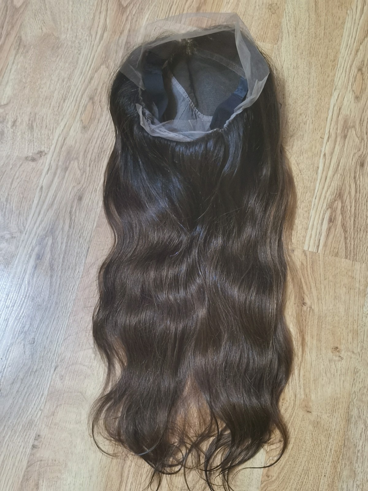 Quality European Full Lace Brown Human Hair wig 24″ New