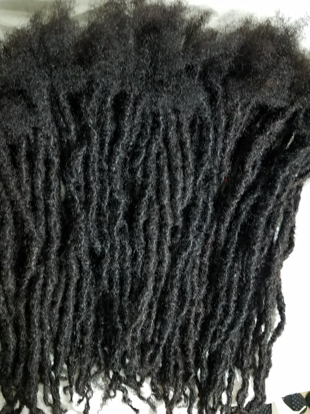 100% Human Hair Locks handmade Dreadlocks 60 pieces up to 8″-15” black