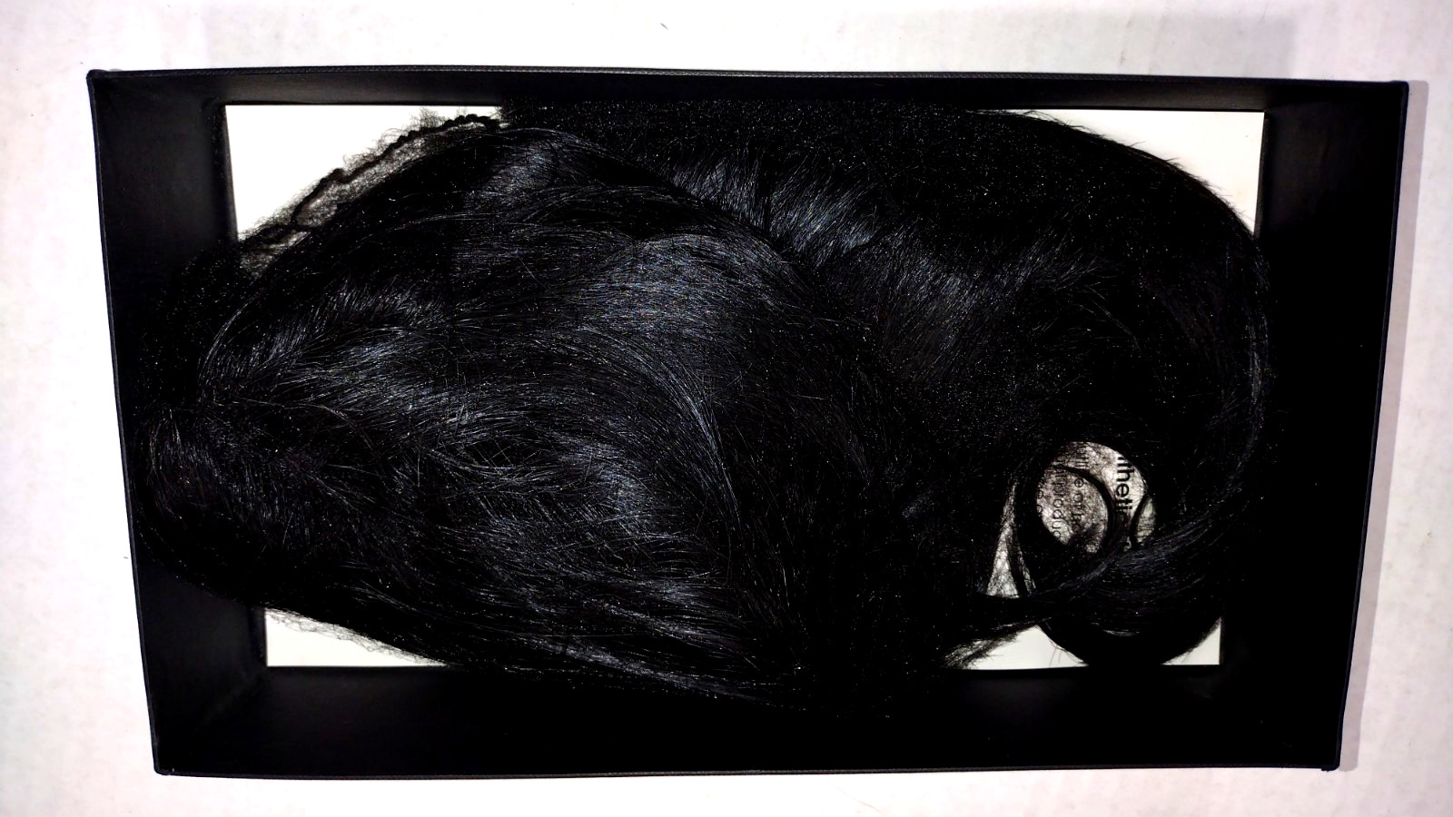 Whole Hand Made ABA Wig Janet Color 1B Premium Heat Resistant Fiber RARE FIND-