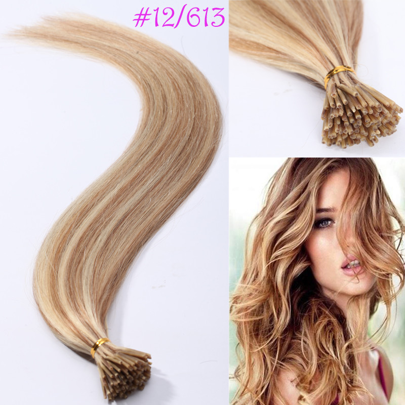 200S Stick I-TIP Micro Ring Bead 100% Remy Human Hair Extensions 100G Thick J915