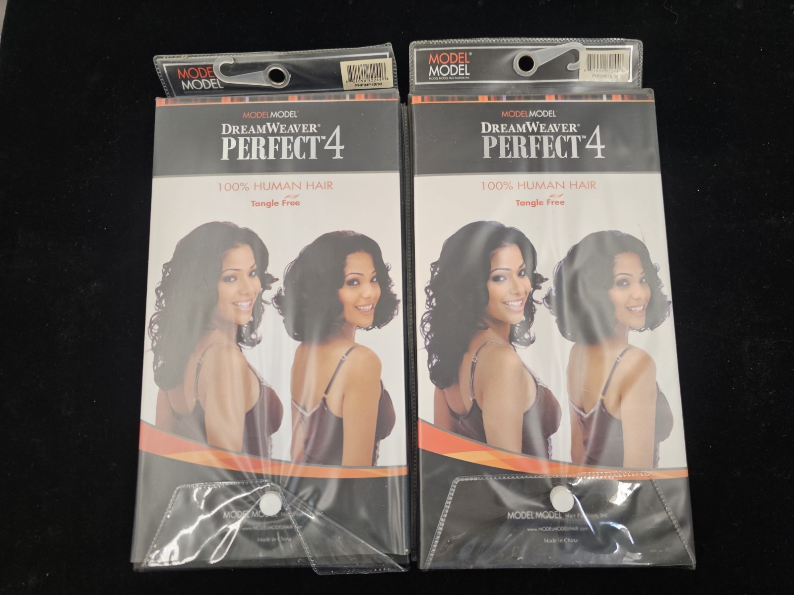 Lot Of 2 Dreamweaver 100% Human Hair – FRENCH ROLL 4pcs – Color P1B/30