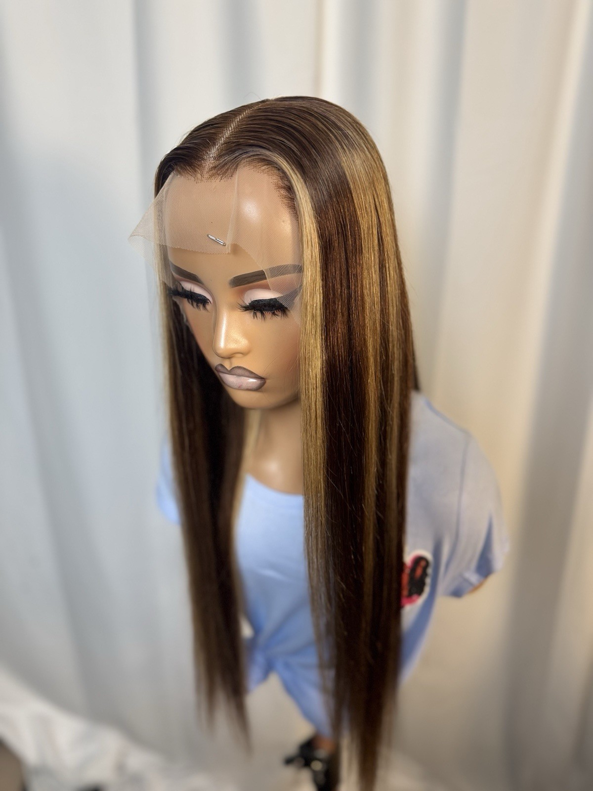 Nicole Unit_Custom Highlights 13X6 HD Lace Frontal Human Hair Wig