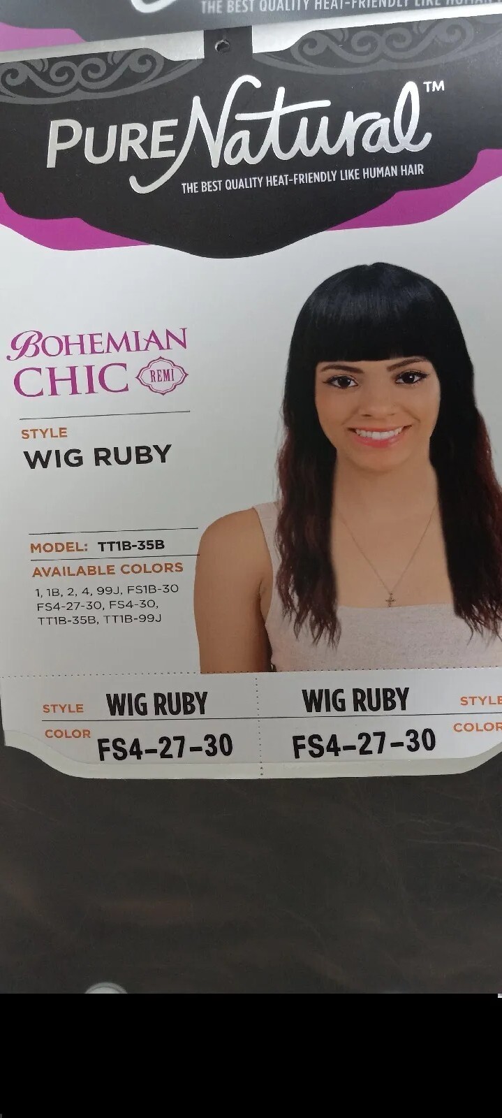 Diana Pure Natural Bohemian Wig, Style – Wig Ruby , Color (Brown) FS4-27-30