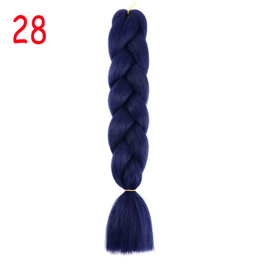 Jumbo Braiding Hair Synthetic Ombre Kanekalon Braids 24” Crochet Extensions