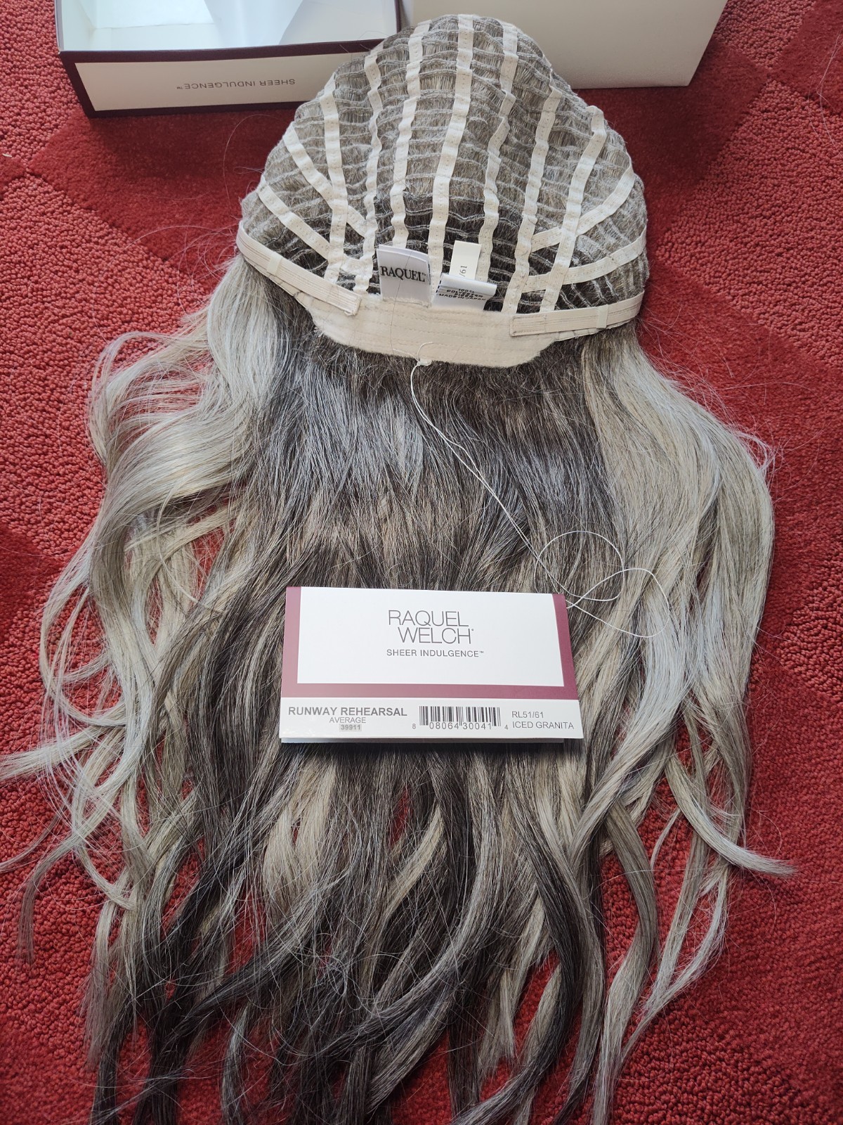 Raquel Welch Runway Rehearsal Iced Granita 🖤 Long HF Synthetic Wig