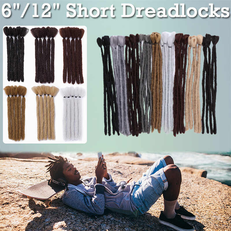 Ombre Dreads Locs Crochet Dreadlocks Hair Extensions Faux Long As Real Hippie