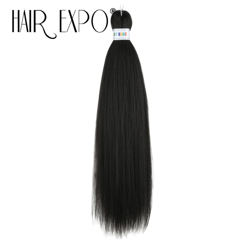 Purple Pre Stretched Braiding Hair Extensions 26Inch Synthetic Jumbo Braids For