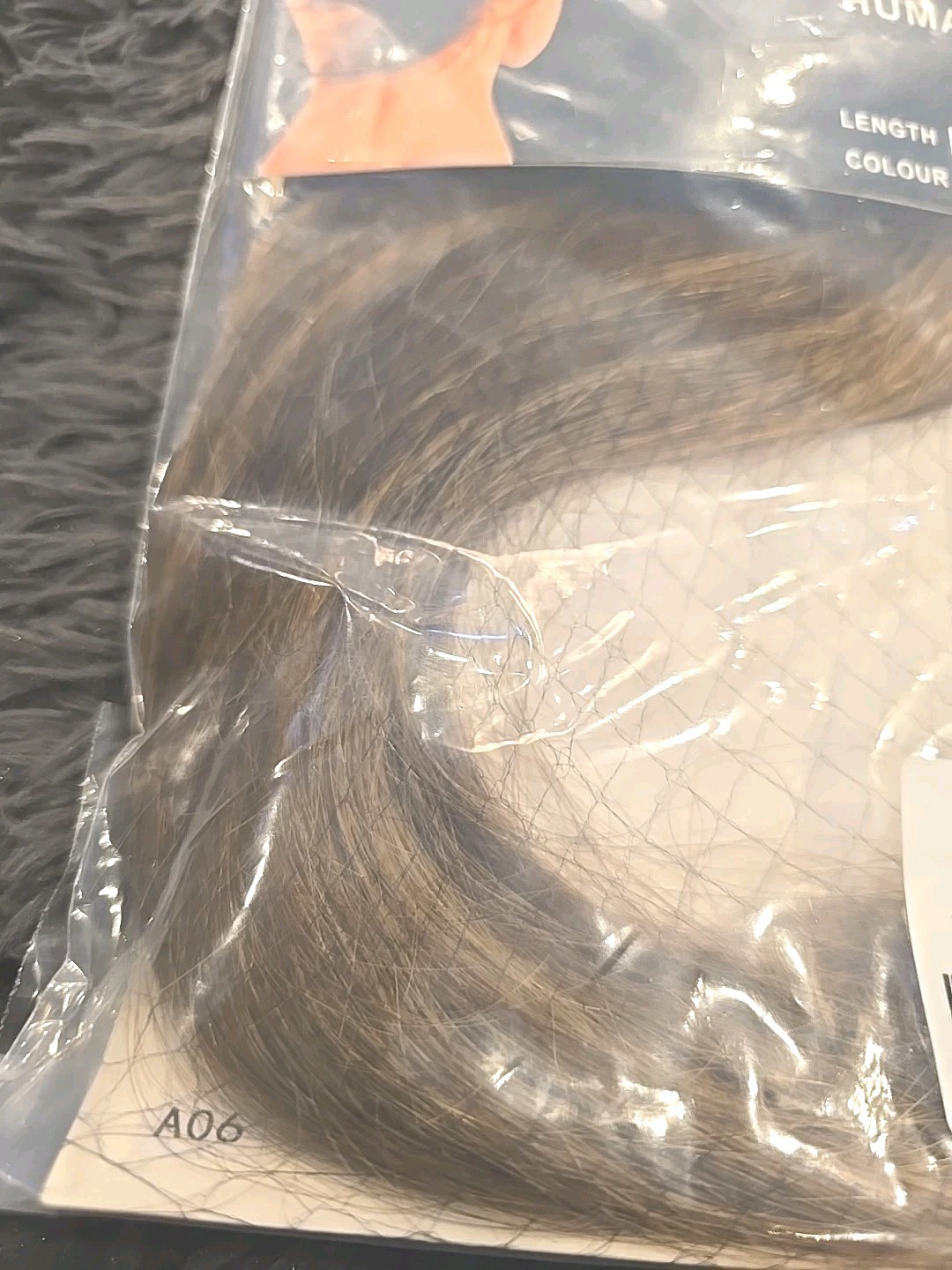9754 S-nolite 14“ C COLOR 4P27 clip-in 100% REMY human hair extensions-NIB