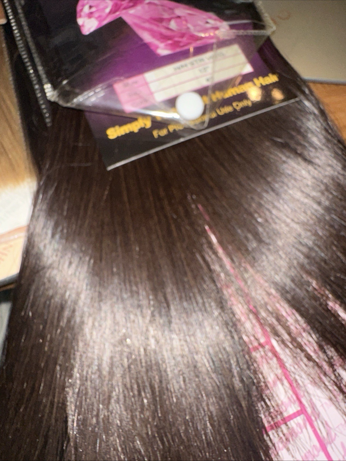 Pink Diamond Human Hair 10” 12” 14” Color #2 New