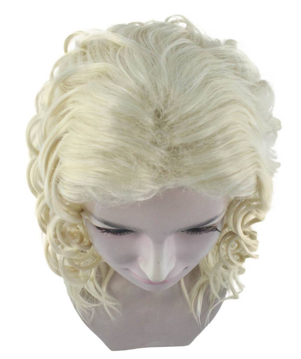 The Bad Girl Curly Blonde Womens Wig | Sexy Cosplay Party Halloween Wig HW-2210A