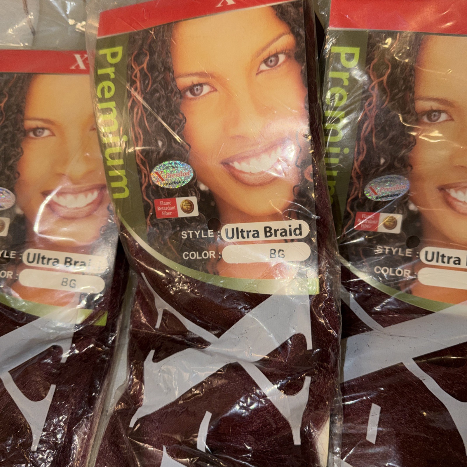 Three Pack Of Expressions Braiding Hair Premium 82 Inch Length Hot Water Set
