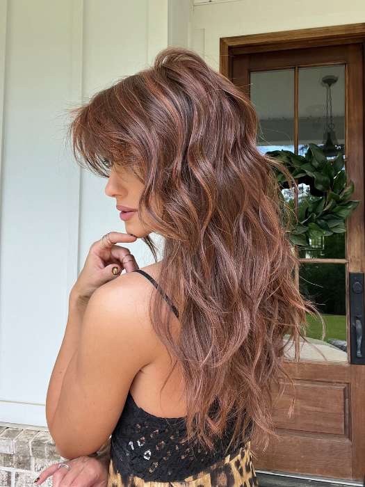 New in Box TressAllure CALIFORNIA BEACH WAVES WIG CHERRY GANACHE 33/130/R4