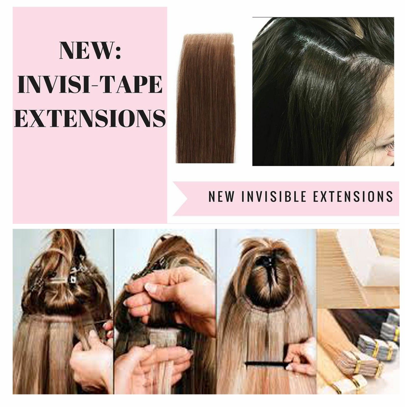 Adhesive Tape in Hair Extensions Real Remy Human Hair Invisible Skin Wefts Thick
