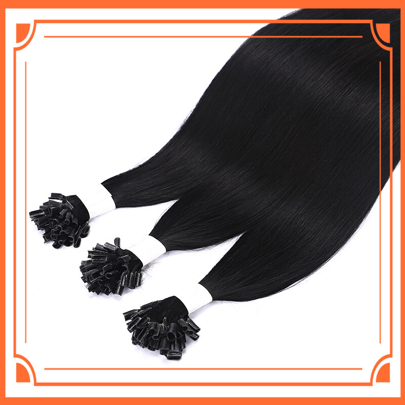 Keratin Hair Extensions Human Hair Pre-Bonded 100% Real Remy strands Full Head