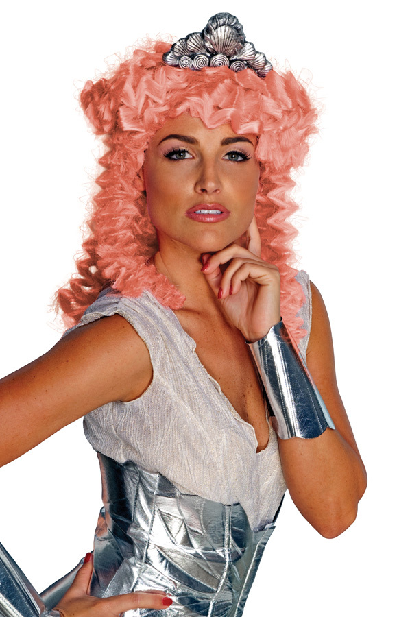 PINK APHRODITE Wig Greek Grecian Goddess o Love Kanekalon Washable Salon Quality
