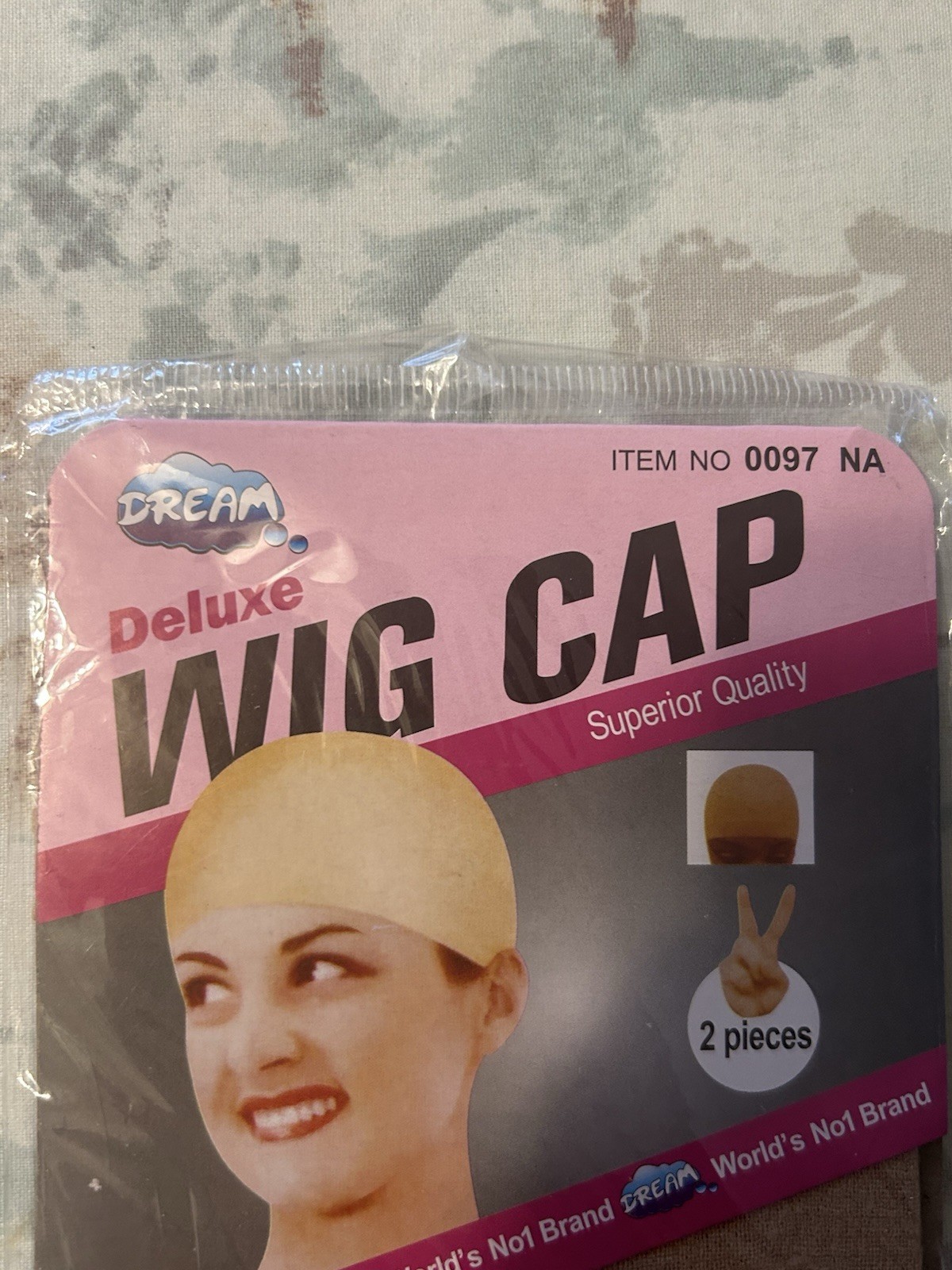Dream deluxe Wig Cap 0097 2 Pieces One Size Fits All Polyester Superior Quality