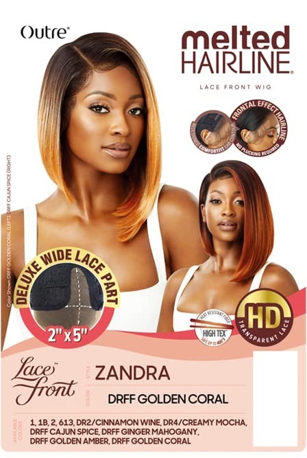 ZANDRA by OUTRE Melted Hairline HD Lace Front Synthetic Soft Swiss Lace Wig