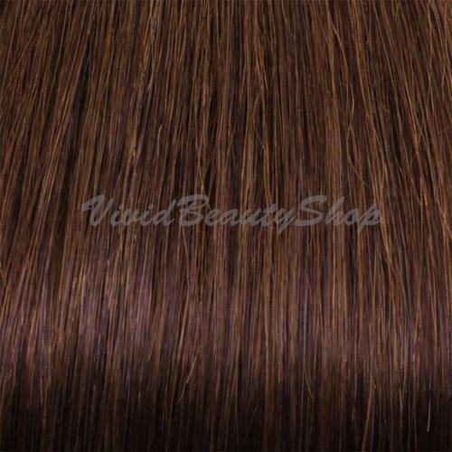 50 Pre Glued Bonded U Tip Keratin Straight Human Hair Extensions Medium Brown #4